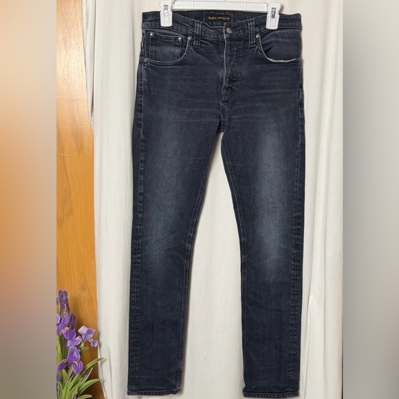 Nudie Jeans Other - Nudie Jeans Men's Grim Tim Dark Blue Jeans Size 30x32